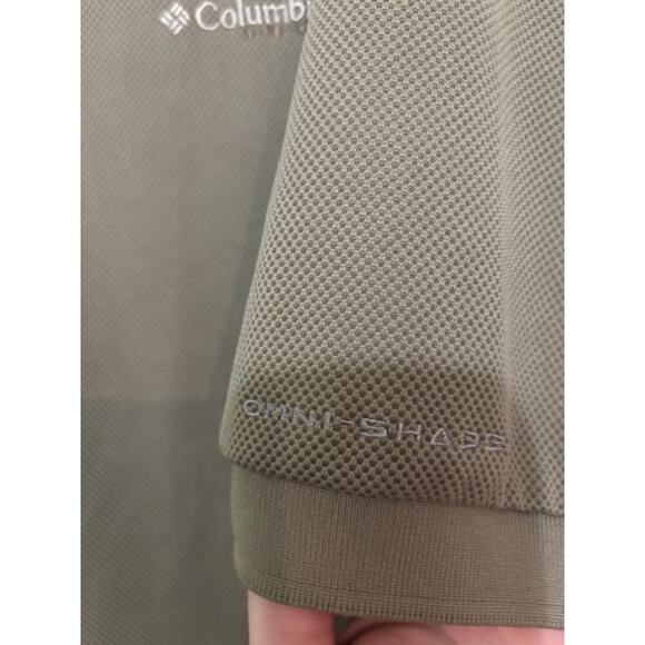 Columbia Men's Low Drag Offshore Polo XXL Omni-Shade 2TG Fishing Cypress - Picture 5 of 7